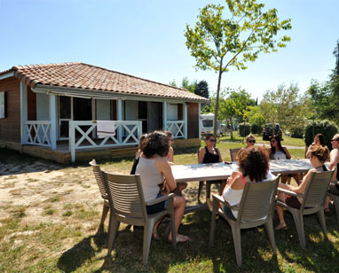 Location chalet Ardèche camping